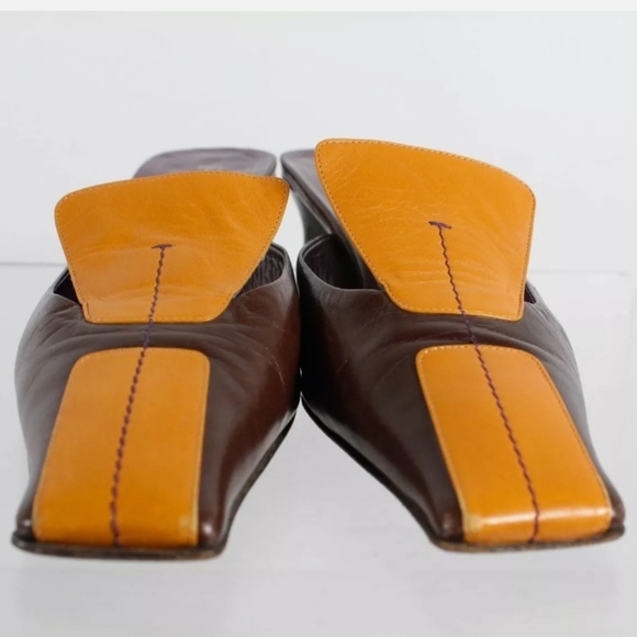 Prada Purplish Slip On Square Toe Mules shoes - Picture 6 of 7